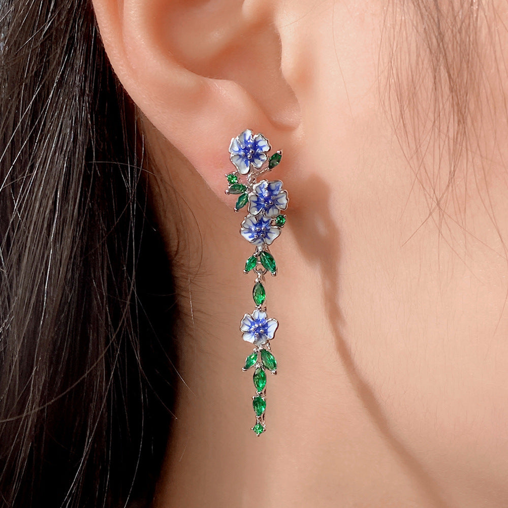 Flower earrings