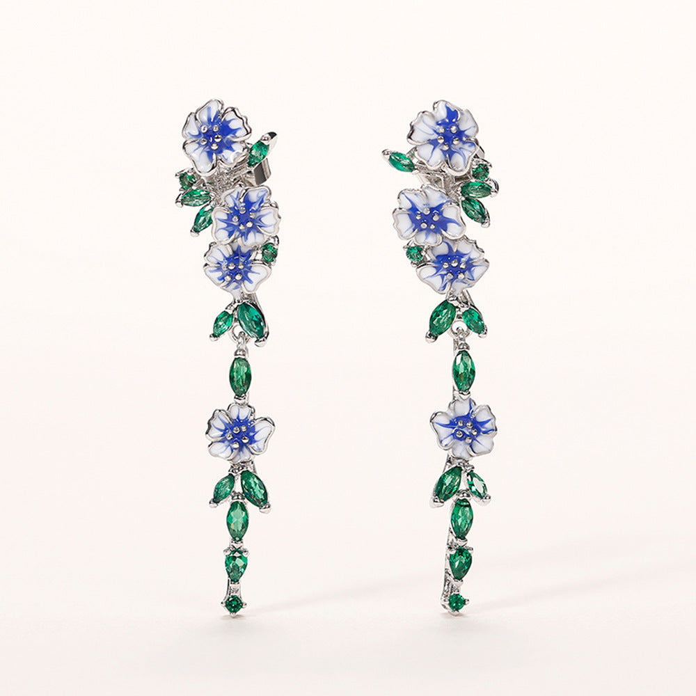 Flower earrings