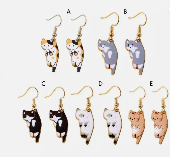 Cute Kitten Cat Earring