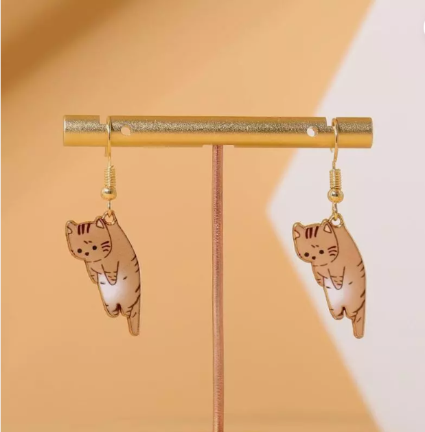 Cute Kitten Cat Earring