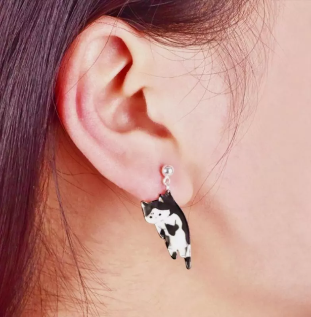 Cute Kitten Cat Earring