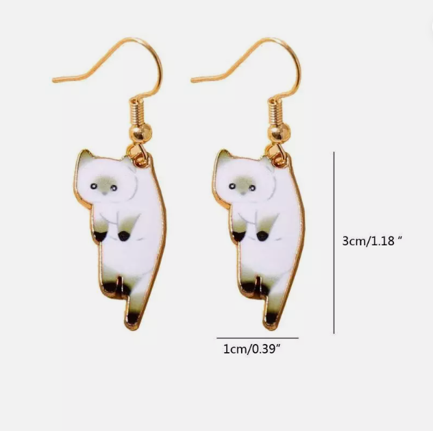 Cute Kitten Cat Earring