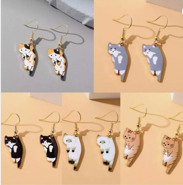 Cute Kitten Cat Earring