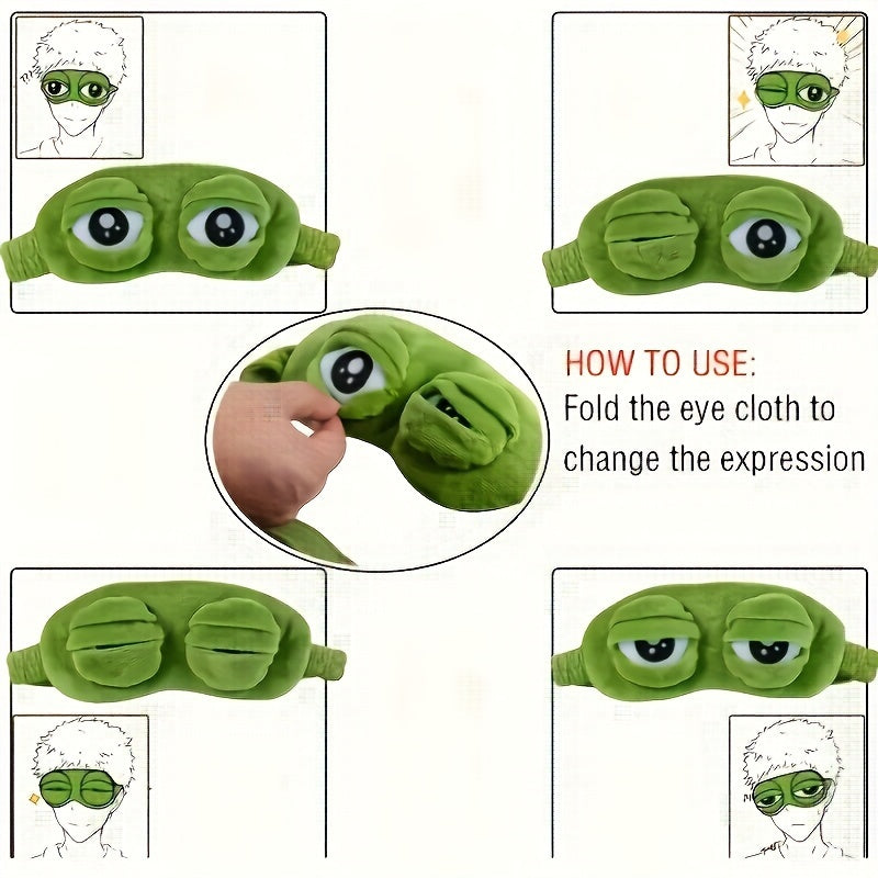 Super Soft Frog Sleeping Eye Mask