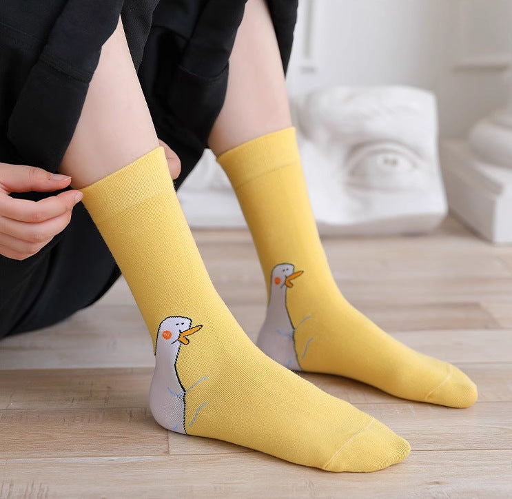 Casual Unisex Duck Socks