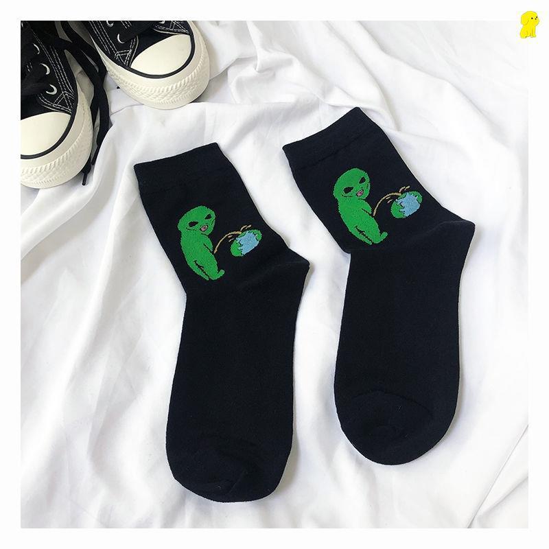 Unisex Space Alien Socks