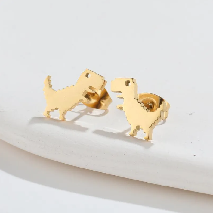 T-Rex earring