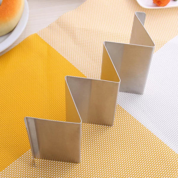 Stainless Steel Restaurant-Style Taco Holder Rack