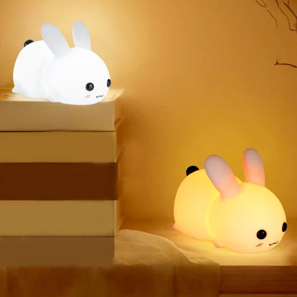 Rechargeable Silicone Dimmable Bunny Night Light