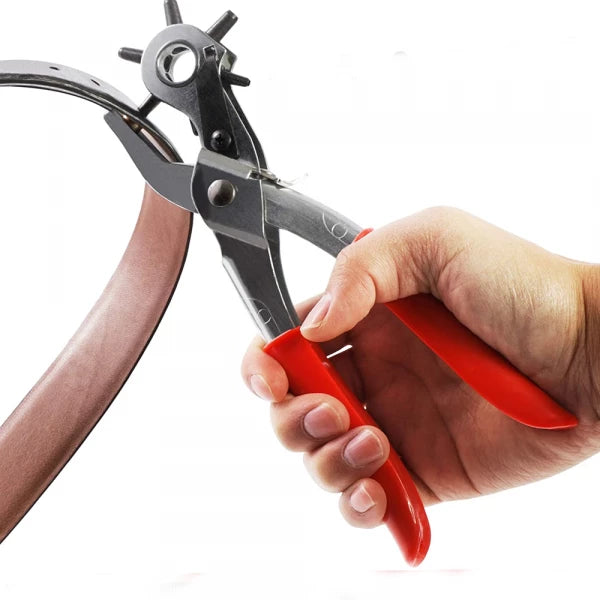 6 Diameter Revolving Leather Hole Punch Plier Tool