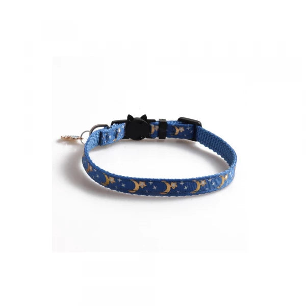 Cute Star and Moon Cat Collar