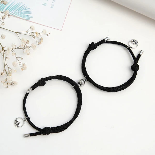 Matching Magnetic Love Couple Bracelet（one set）