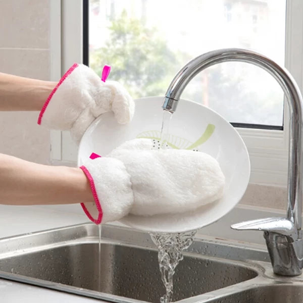 Bamboo Fiber Dishwashing Gloves