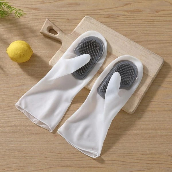 Brush Dishwashing Gloves