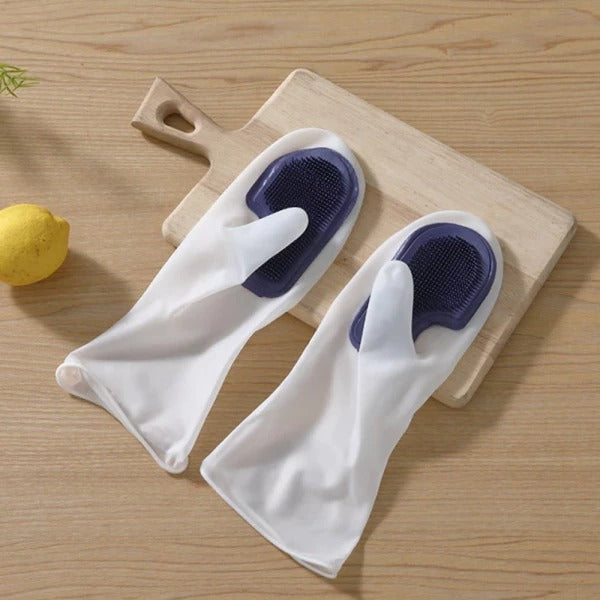 Brush Dishwashing Gloves