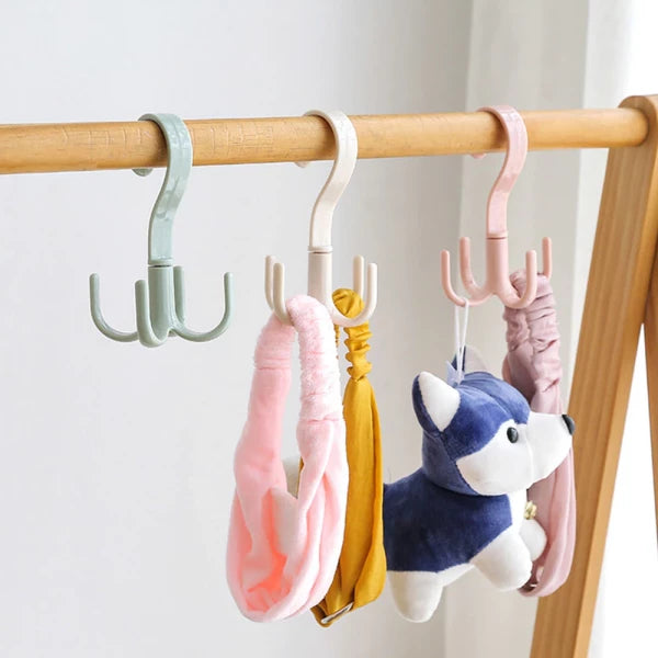 Rotating Closet Hanger Hook （5pcs）