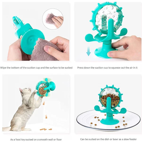 Rotating Windmill Pet Toy