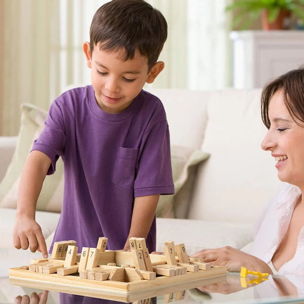 FlipBlock Wooden Board Game