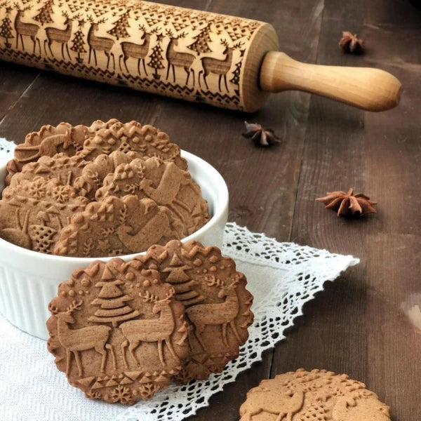 Christmas 3D Rolling Pin